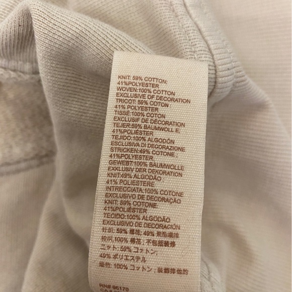 Free People || Piper Pullover Eyelet Lace Hoodie Hooded Sweatshirt Ivory Small - Picture 7 of 7